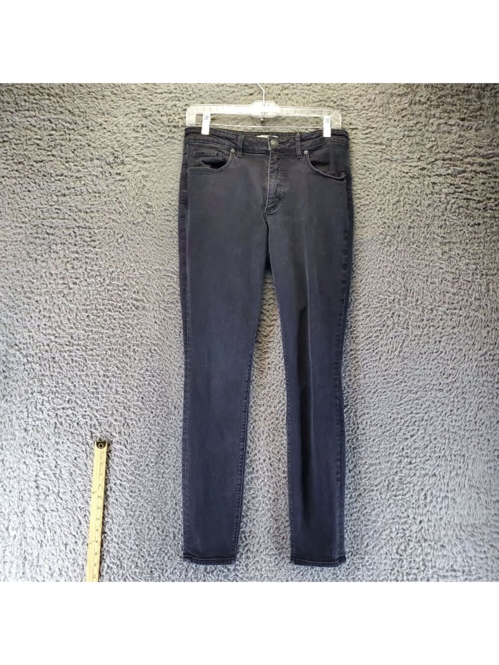 Loft Jeans Womens Size 8 Black Curvy Skinny Stretch Denim